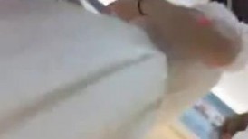 【KFC】身材极品的韩范美女逛街走出自信的步伐·白色内内549